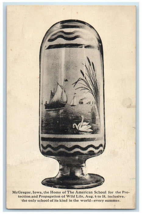 c1910s McGregor Iowa IA, Home Of The American School For The Protection Postcard