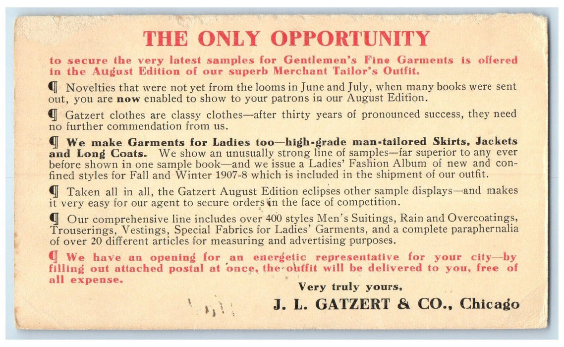 1910 Austin Nichols & Co. Wholesale Groers New York NY Posted Postal Card