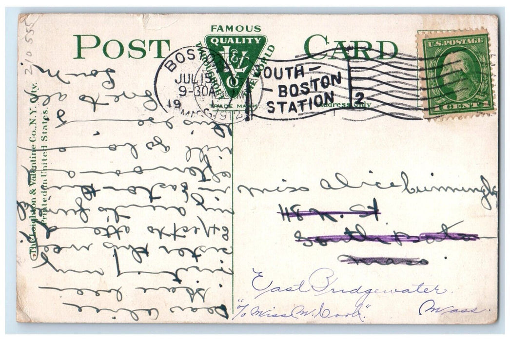 1912 Chemical Laboratory Lehigh University Bethlehem Pennsylvania PA Postcard