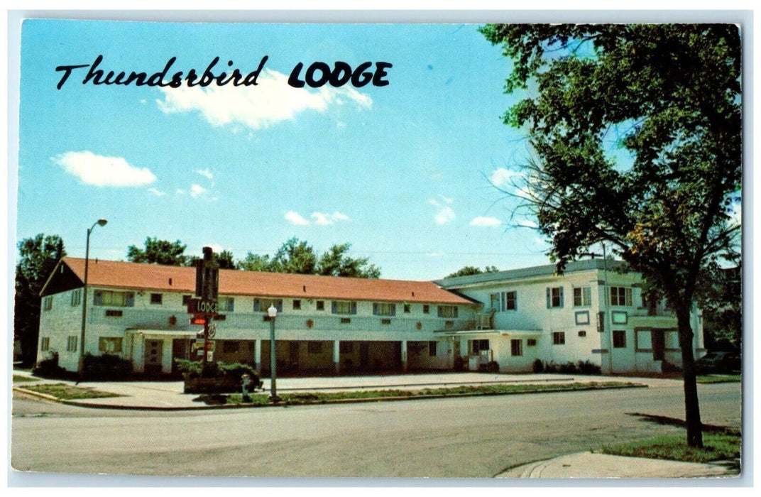 c1960 Elite Billings Thundersbird Lodge City Center Billings Montana MT Postcard