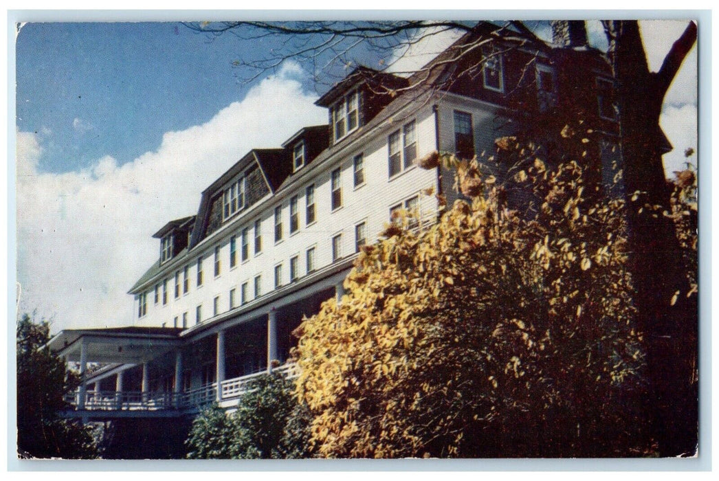 1949 Monomonock Inn Sky High Poconos Exterior Mountainhome Pennsylvania Postcard
