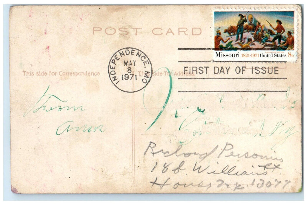 1971 Who The "D" Wants To Be In Warren Pennsylvania PA Independence MO Postcard