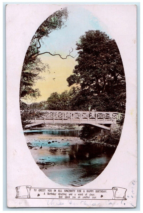 1910 Almora Minnesota MN To Parker's Prairie DPO Doane Cancel 1 Cent Postcard