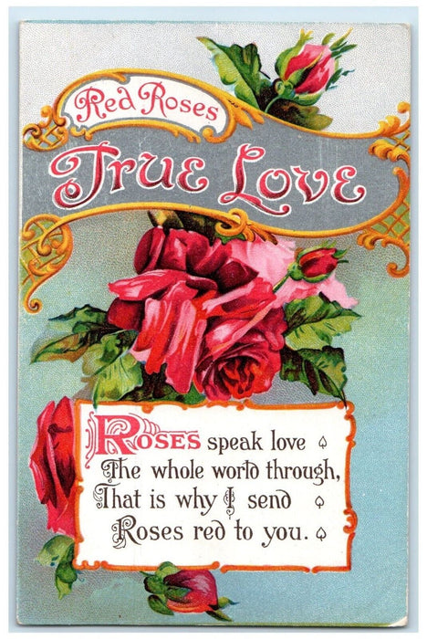 1910 Redbird Nebraska NE To Elgin DPO 1875-1959 Doane Cancel Roses Postcard