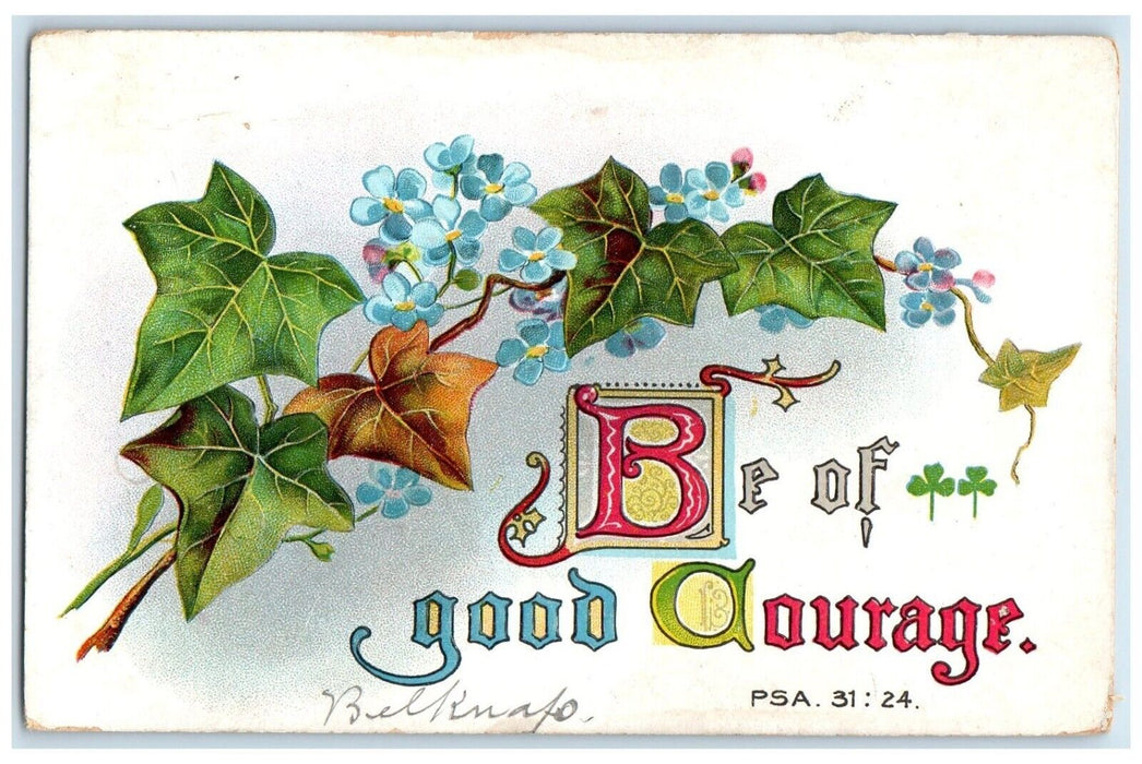 1910 Gordonsville Minnesota MN Charles City Iowa IA DPO 1862-1965 Postcard