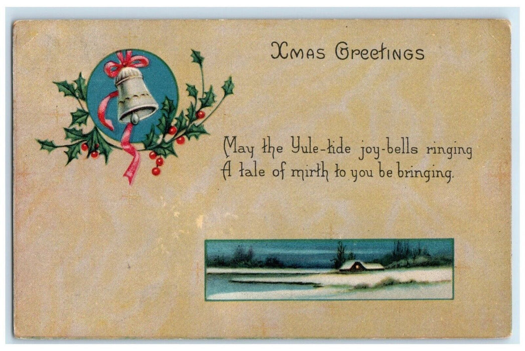 1919 Pinewood Minnesota MN Hutchinson DPO 1910-1986 Doane Cancel Postcard