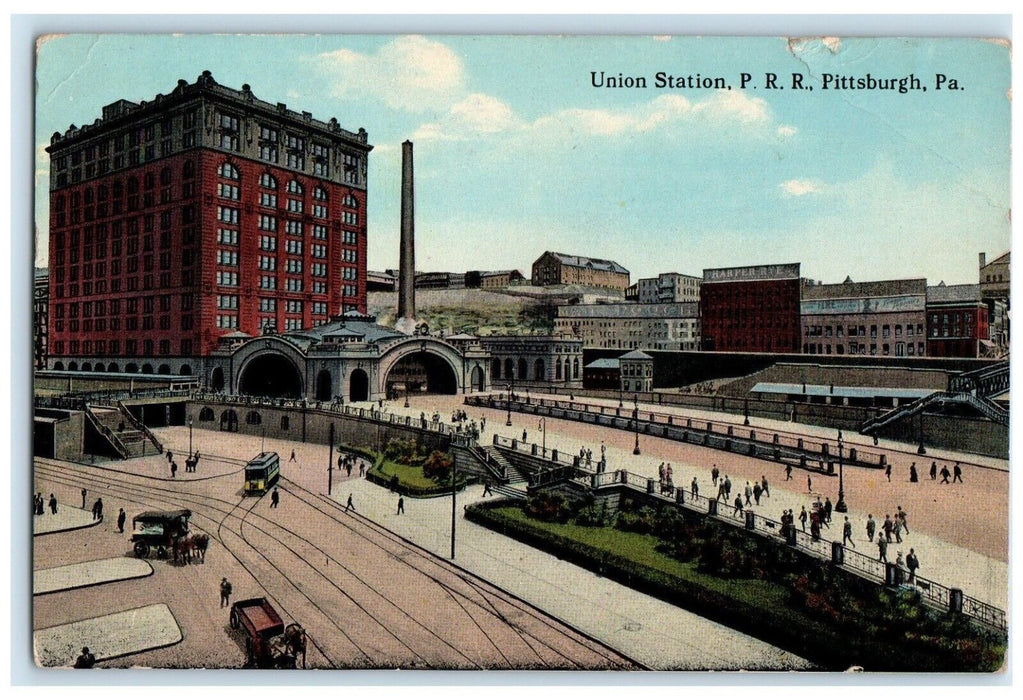 1914 Morganza Pennsylvania PA DPO Port Royal 1873-1950 Doane Cancel Postcard