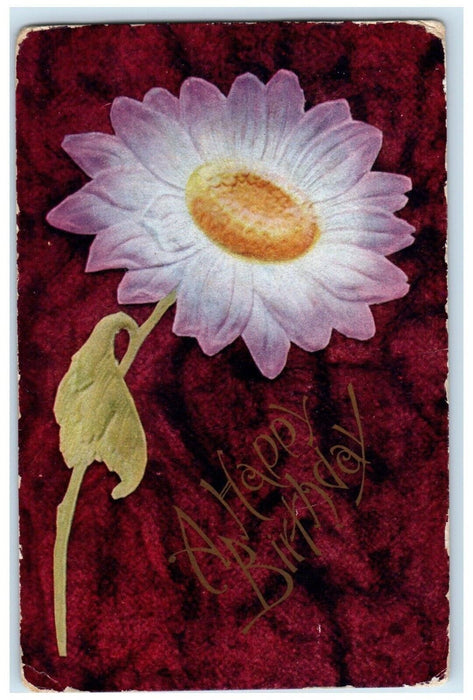 1907 Wendell Minnesota MN To Barrett Doane Cancel 1 Cent Happy Birthday Postcard