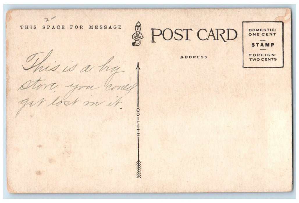 c1920s Home Of The Denver Dry Goods Co. Trolley Cars Denver Colorado CO Postcard