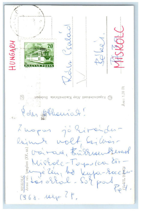 c1940's Avasi Ref. Stamp (15th century) Miskolc Hungary RPPC Photo Postcard