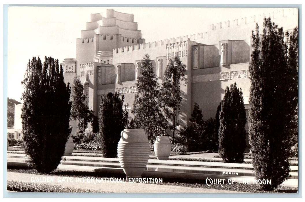 Golden Gate International Exposition Court Of The Moon RPPC Photo Postcard