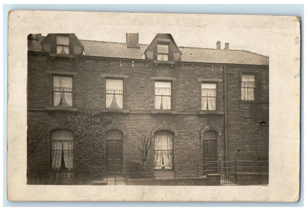 c1910 Huddersfield West Yorkshire England Antique RPPC Photo Postcard