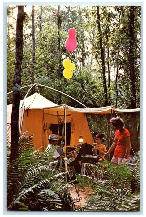 c1960 Campers Paradise Ft. Wilderness Resort Boasts Walt Disney World Postcard