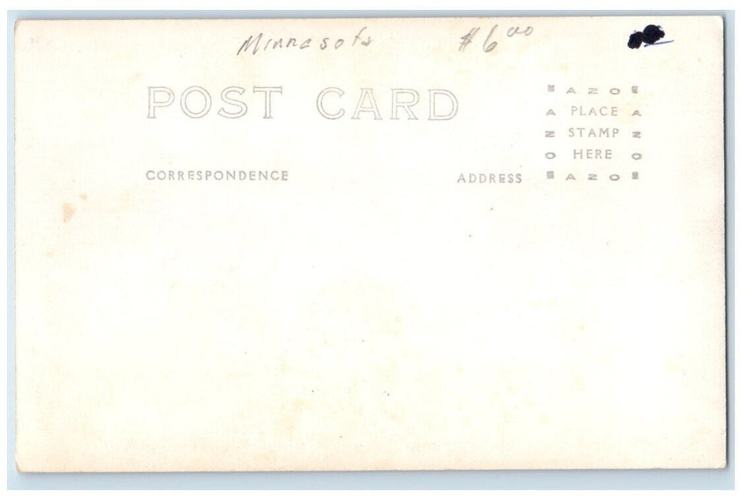 c1920's Gateway Lodge On Hungry Jack Lake Cook County MN RPPC Photo Postcard