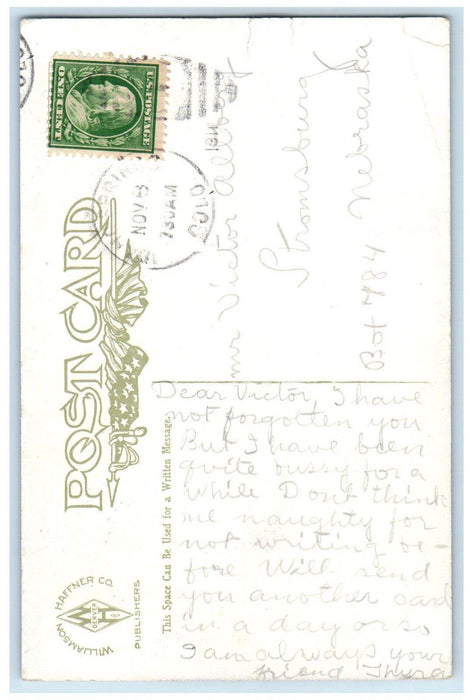 1911 Arapahoe Peaks Idaho Springs Colorado CO, On The Moffat Road Postcard