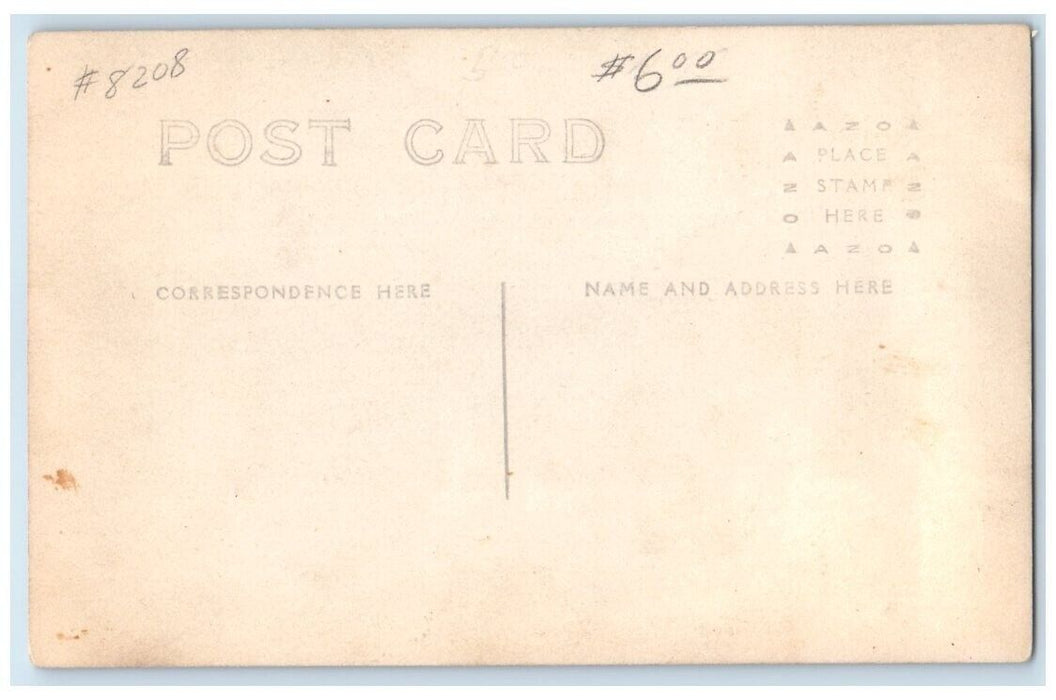 c1910's Mill Dam Building View Hebron Nebraska NE RPPC Photo Unposted Postcard