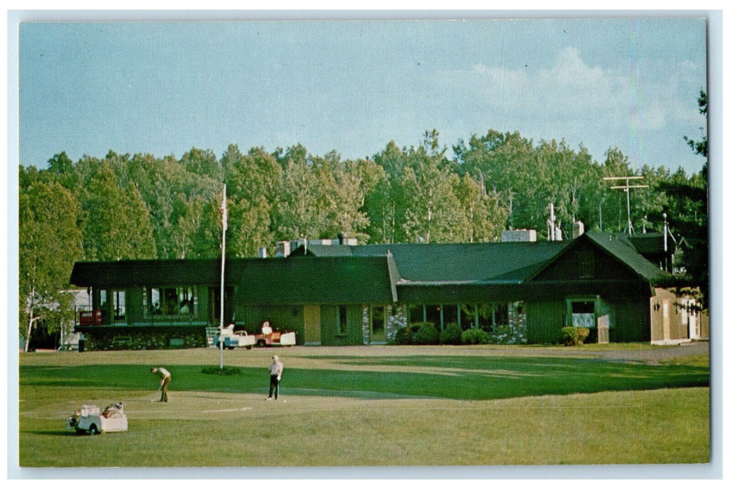 c1960's Antigo Bass Lake Country Club Wisconsin WI Golf Course Postcard