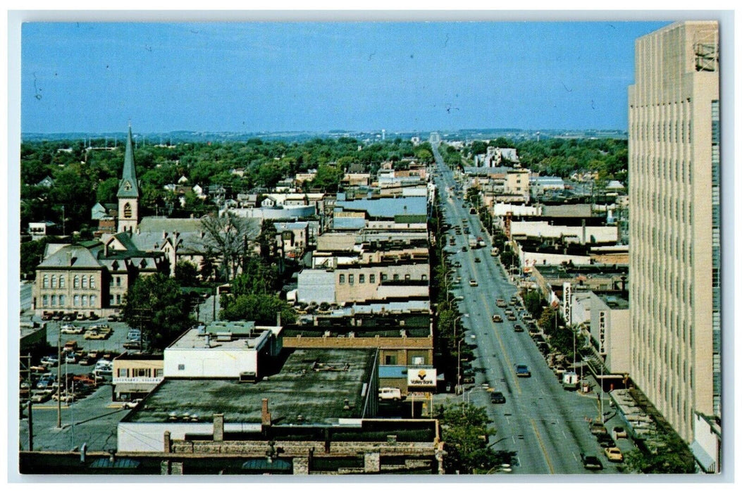 c1960 West College Avenue Zuelke Building Appleton Wisconsin WI Vintage Postcard