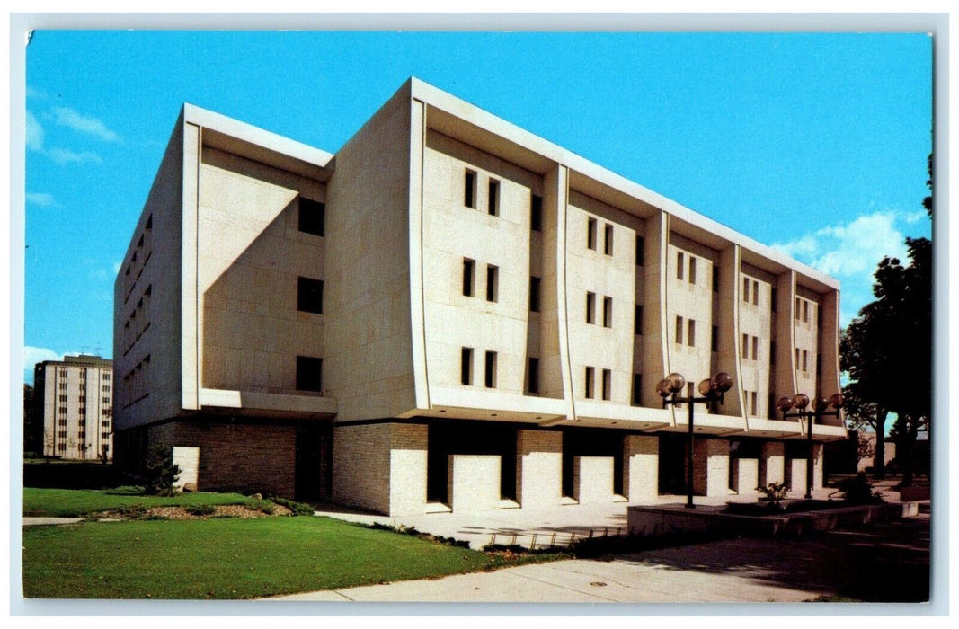 c1960 Seeley Mudd Library Lawrence University Center Appleton Wisconsin Postcard