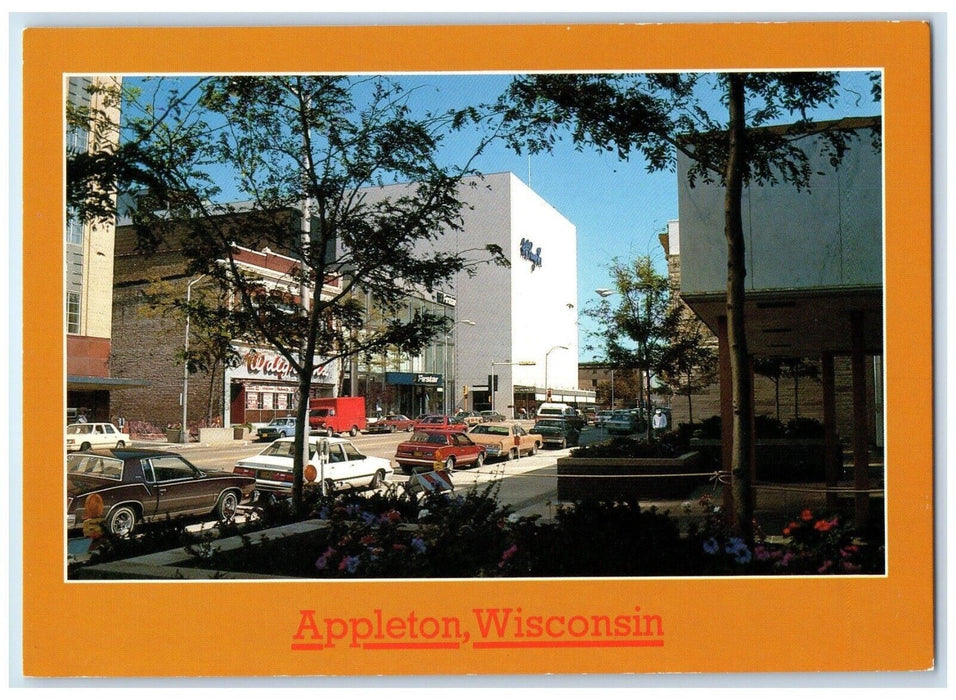 c1960 Downtown Shop Store Exterior Building Appleton Wisconsin Vintage Postcard