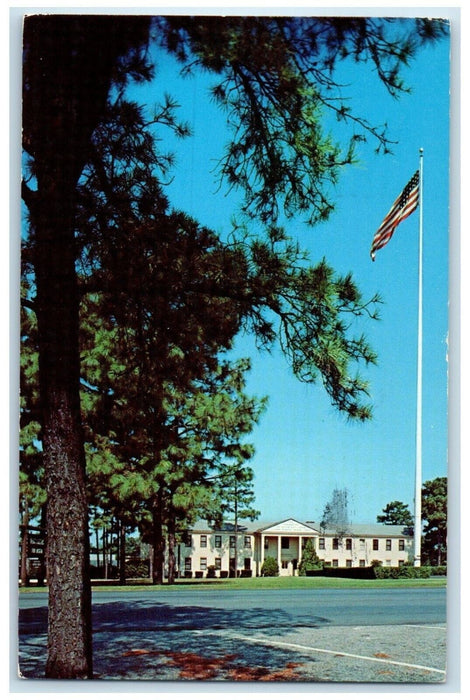 1961 Post Headquarters Roadside Fort Jackson Columbia South Carolina SC Postcard