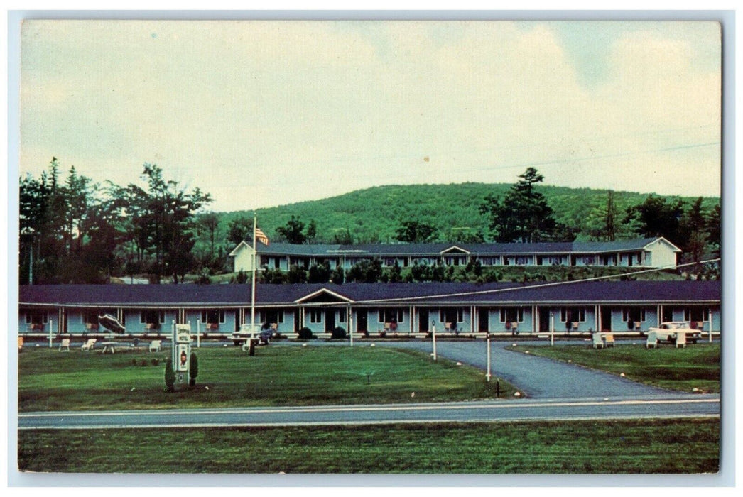 c1960 Edenbrook Motel Business District Hotel Exterior Bar Harbor Maine Postcard