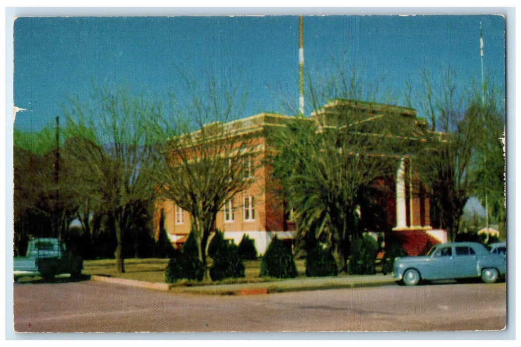 c1950's Graham County Court House at Safford Arizona AZ Unposted Postcard