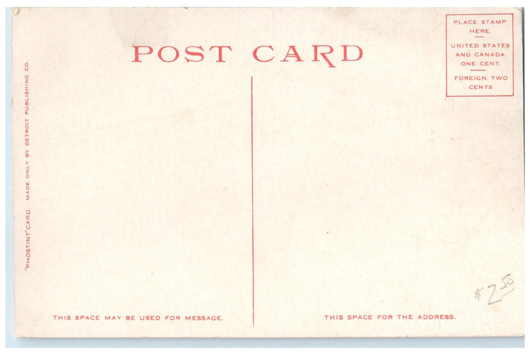 1907 Cardenas Hotel Trinidad Colorado CO Unposted Antique Phostint Postcard