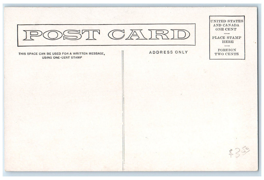 c1910 The New Camfield Hotel Greeley Colorado CO Tribune Pub Co. Postcard