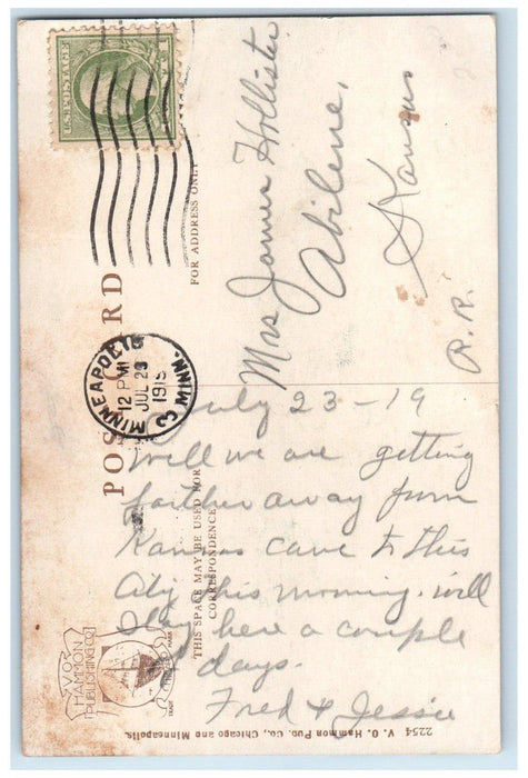 1919 Dairy Building Minnesota State Fair Grounds Minneapolis MN Antique Postcard