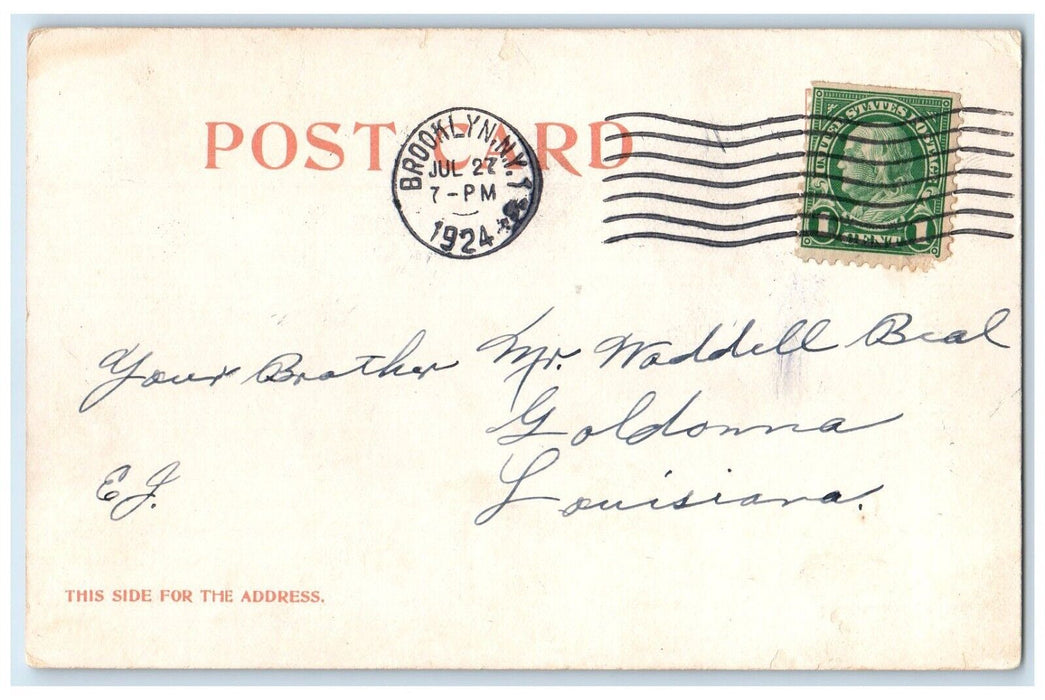 1924 Sands Street Entrance Brooklyn Navy Yard Brooklyn New York NY Postcard