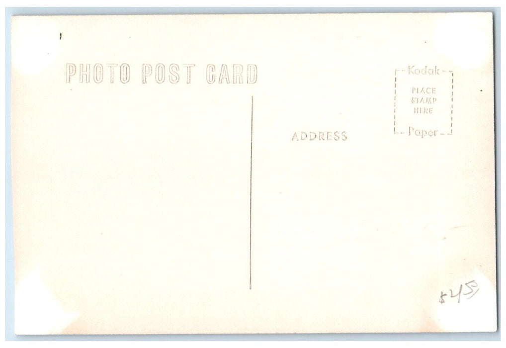 c1950's O Brien Co. Court House Building Primghar Iowa IA RPPC Photo Postcard