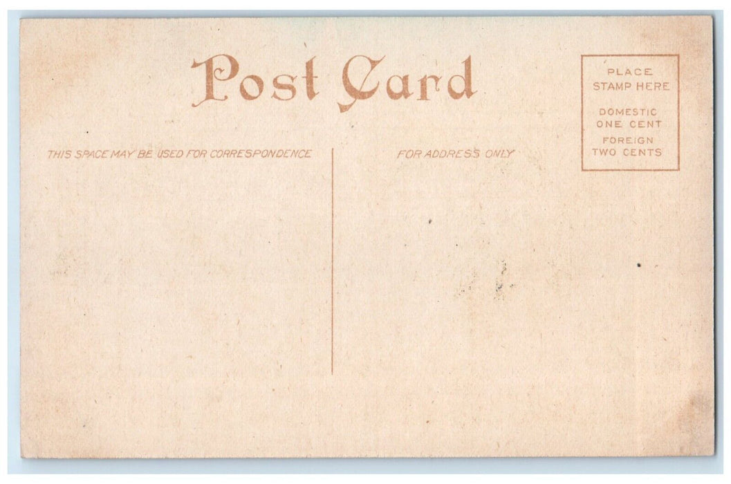 c1910 Indiana's First State House Exterior Building Corydon Indiana IN Postcard