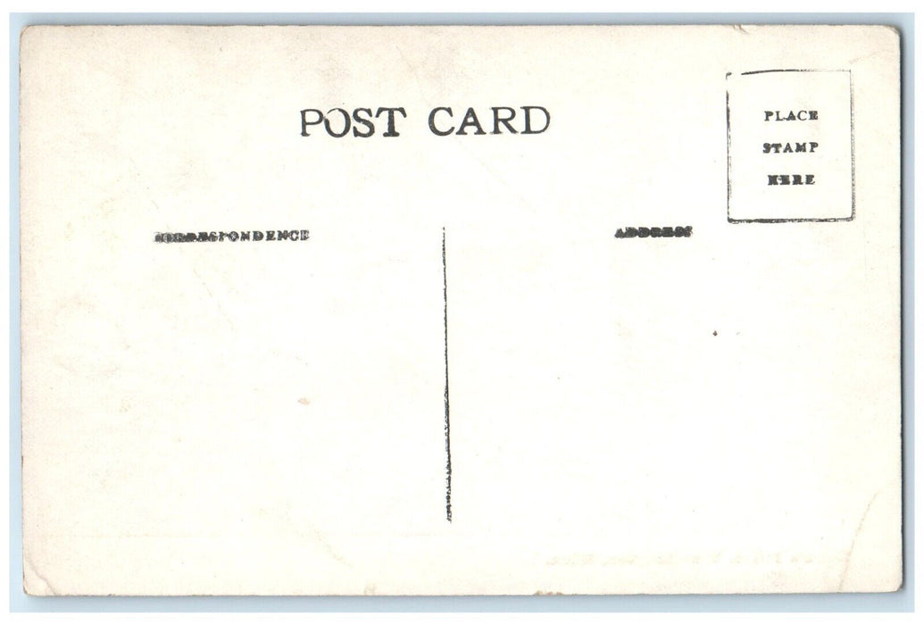 c1910's Mann's Point Building Winter Snow Worthington Minnesota MN Postcard