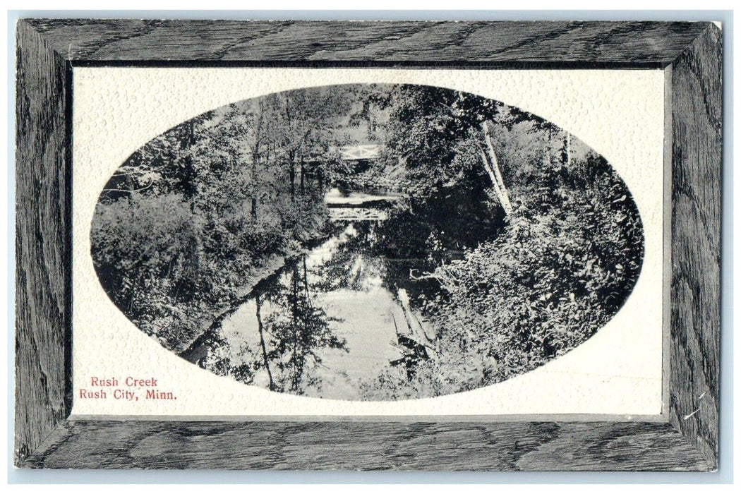 c1910's View Of Rush Creek Rush City Minnesota MN Unposted Antique Postcard
