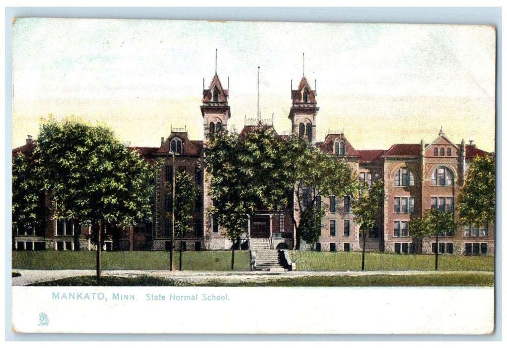 1907 State Normal School Building Mankato Minnesota MN Tuck's Antique Postcard