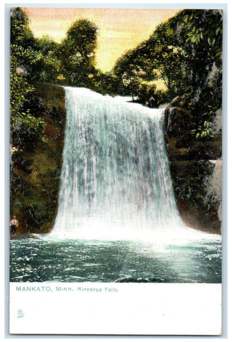 c1905 Minneopa Falls Waterfall Mankato Minnesota MN Tuck's Antique Postcard