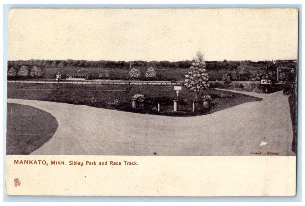c1905 Sibley Park And Race Track Mankato Minnesota MN Tuck's Antique Postcard