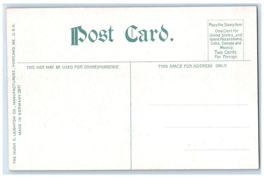 c1910 Evening on "Upper" Lake Lake Minnetonka Minnesota MN Postcard