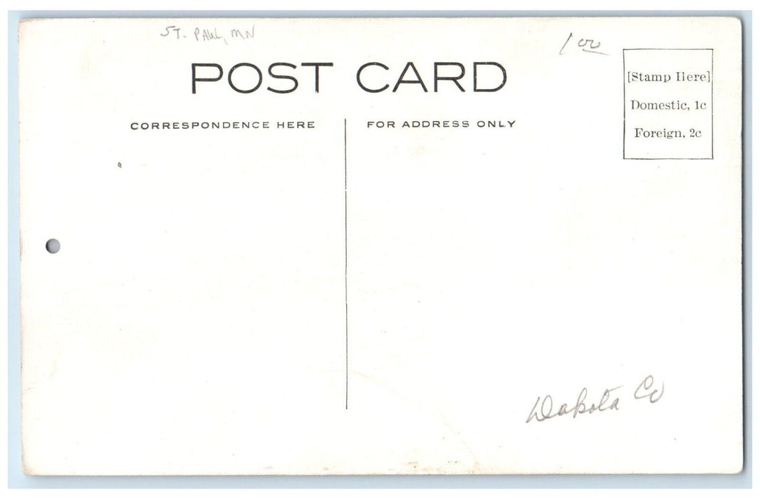 c1910's HE Klegin South St. Paul Minnesota MN, Hay Feed Coal And Wood Postcard