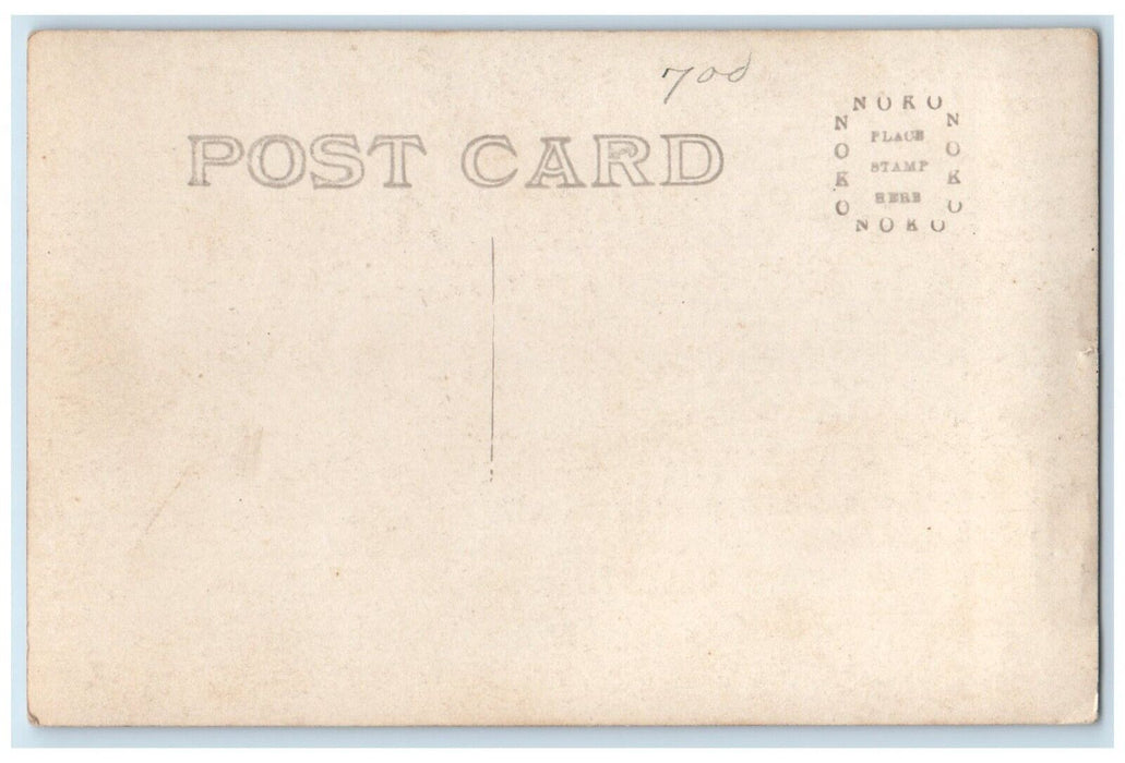 c1910's Mens And Dog Logging Forestry Occupational RPPC Photo Antique Postcard