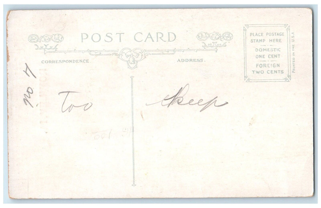 c1910 It Feels Good Held Couple Lovers Rowley Iowa IA Vintage Antique Postcard