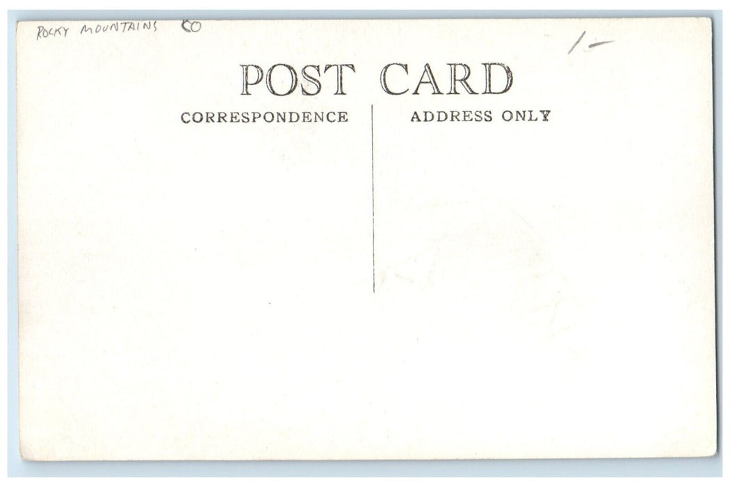 c1910's South Arapahoe Peak Rocky Mountains Colorado CO RPPC Photo Postcard