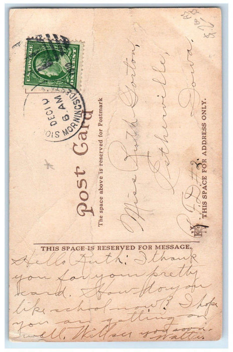 1910 Iowa State National Bank Building Sioux City Iowa IA Antique Postcard