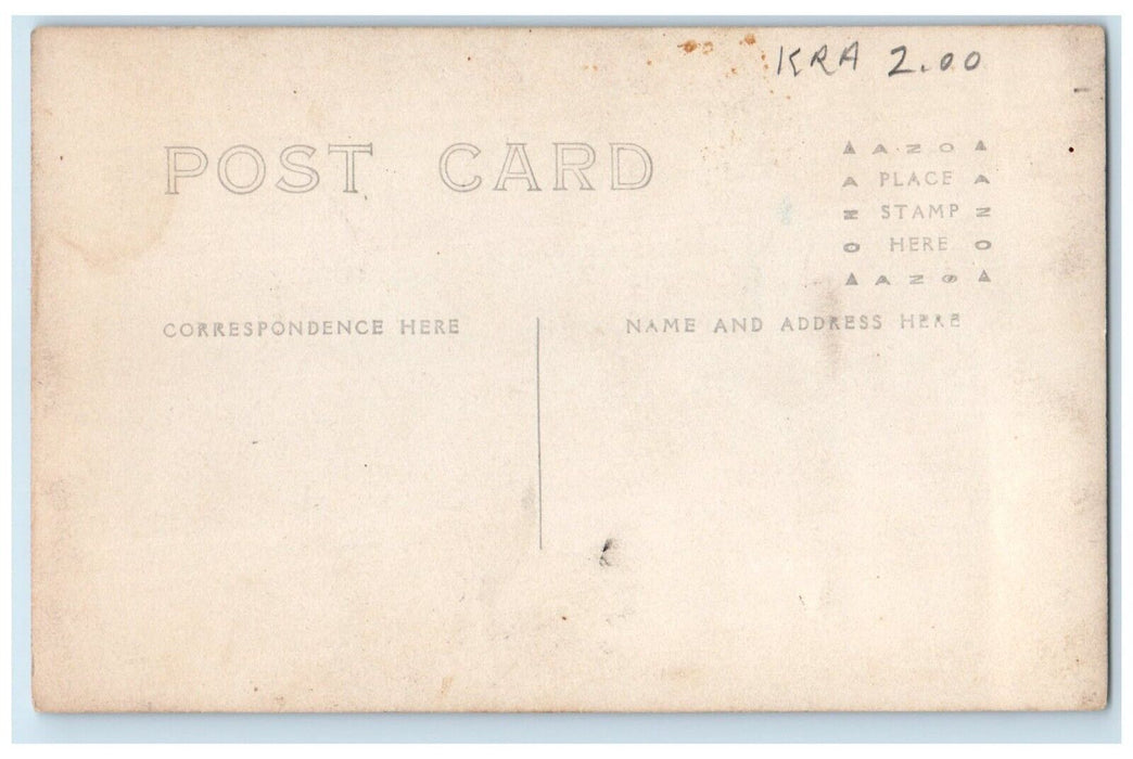 c1910's Railroad Wreck Accident Rock Island IL RPPC Photo Antique Postcard