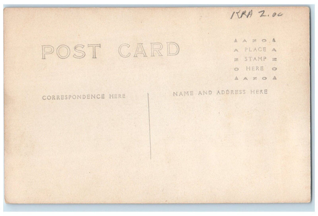 c1910's Railroad Wreck Rock Island Illinois IL RPPC Photo Antique Postcard