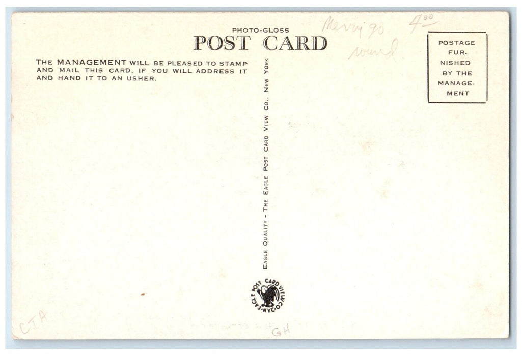 c1940 Scene White Horse Inn Center Theatre New York City NY Photo-Gloss Postcard