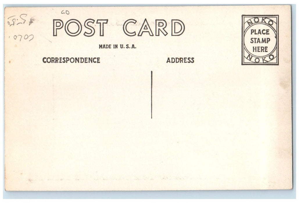c1910's King Winter At Mesa Lake Colorado CO RPPC Photo Antique Postcard
