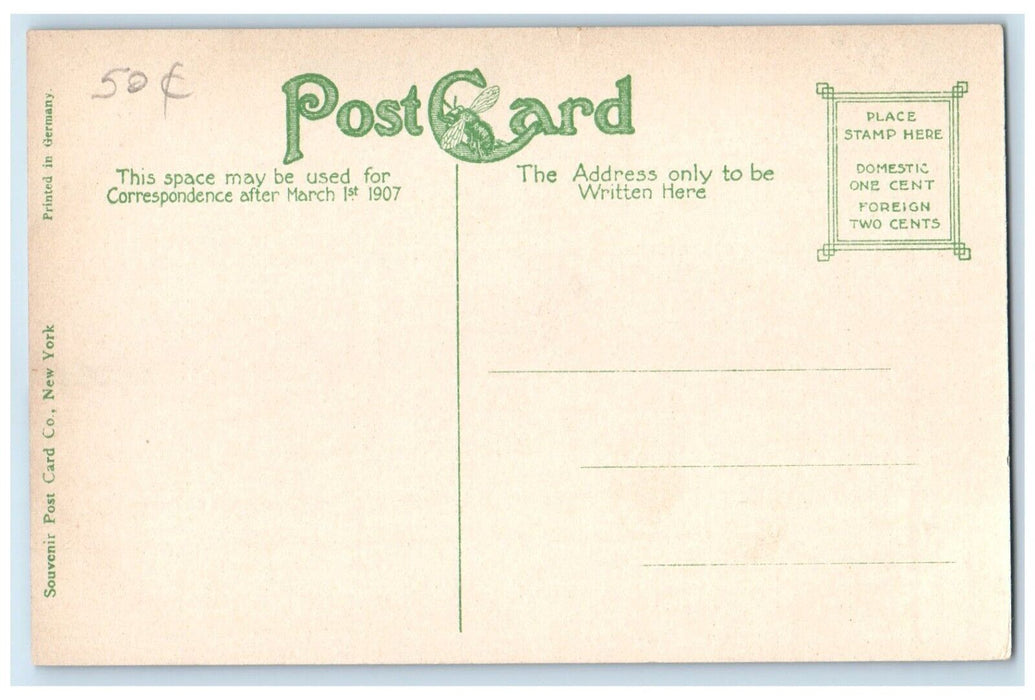 c1910's US Post Office Building Marshalltown Iowa IA Unposted Antique Postcard