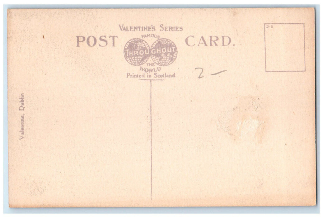 c1910 Inside The General Post Office Dublin Ireland Antique Postcard